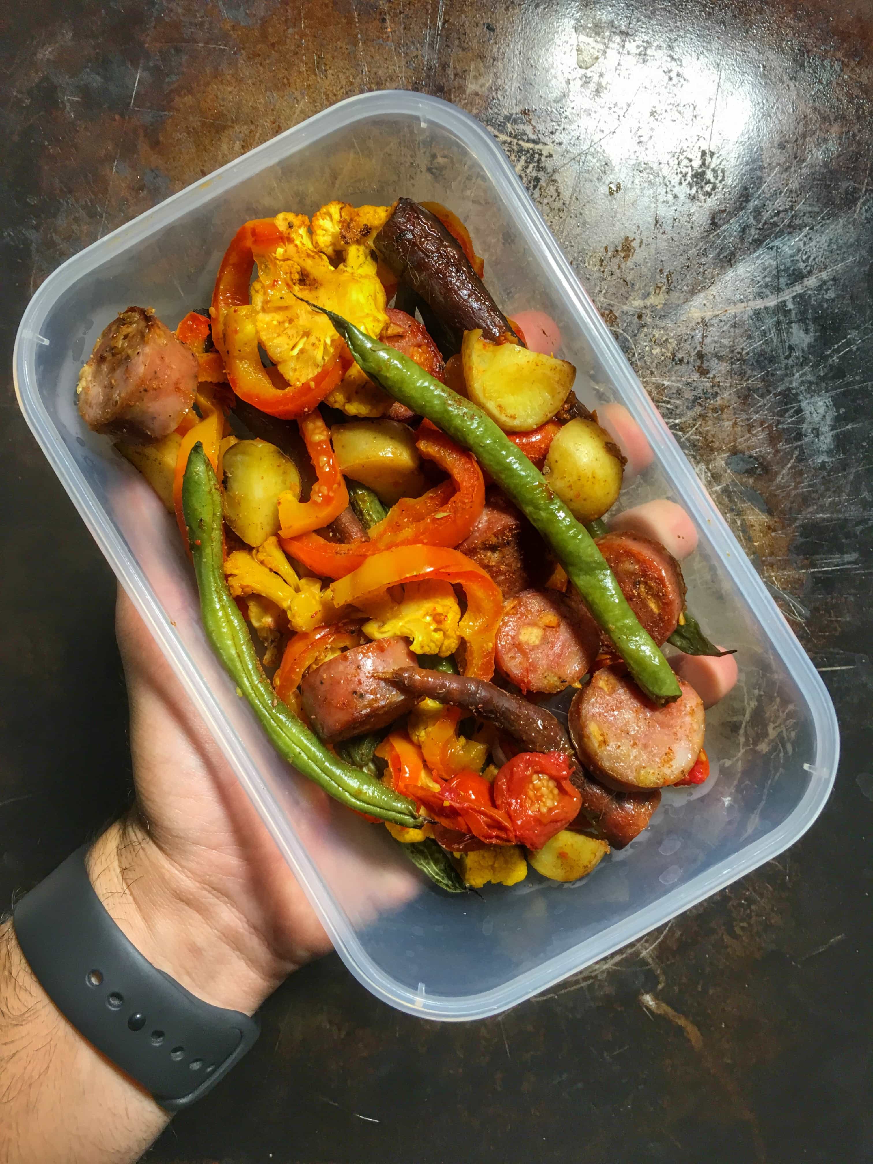 One Pan Whole30 Sausage and Veggie Meal Prep Meal Prep on Fleek