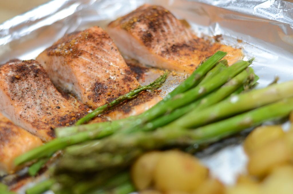 one pan salmon