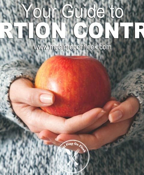 meal prep portion control guide