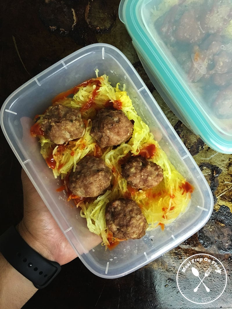 how to cook spaghetti squash and meal prep with it
