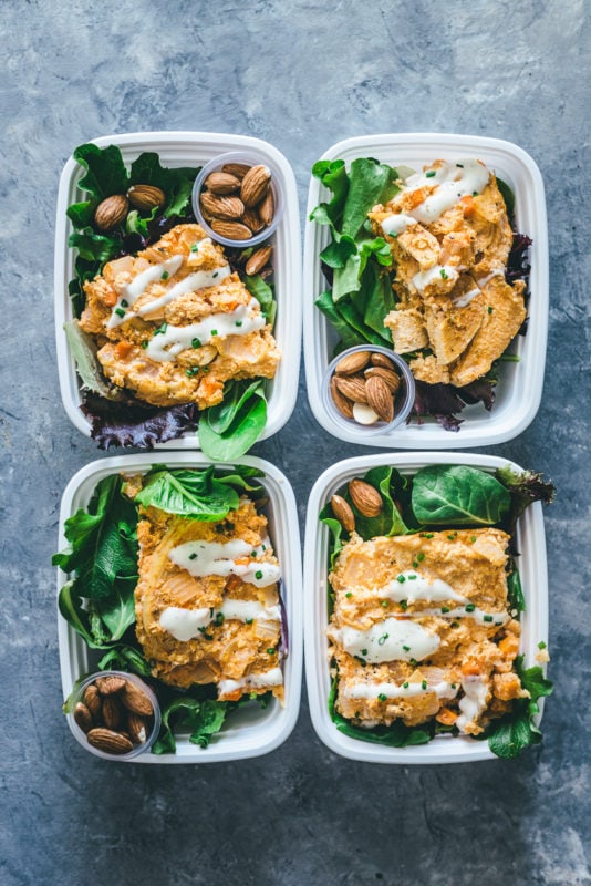 Casserole de poulet buffle cuit au four à 30