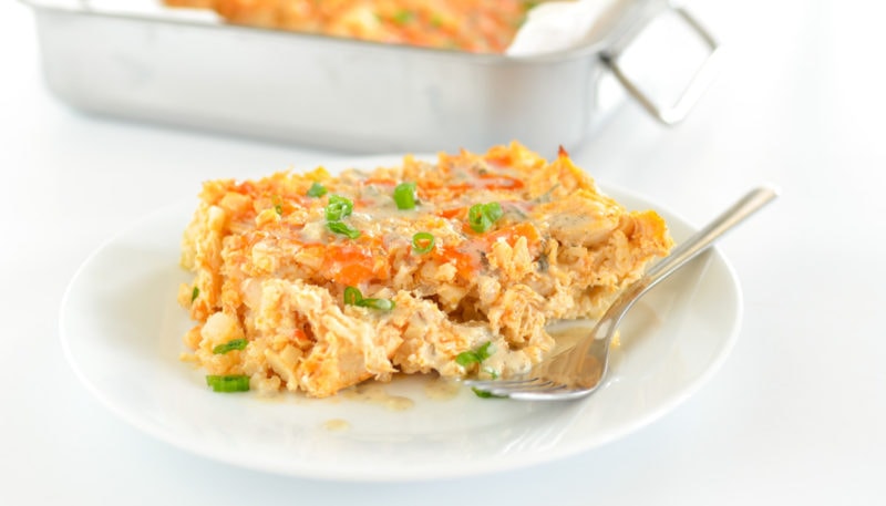 Whole30 Baked Buffalo Chicken Casserole