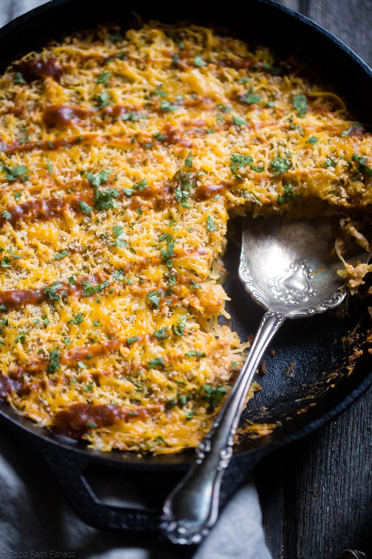 BBQ Chicken Spaghetti Squash Casserole Photo