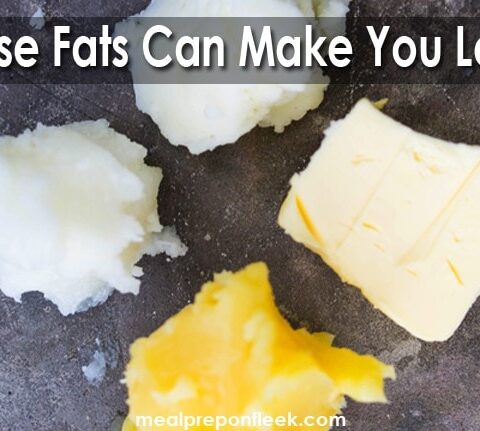three types of healthy fats