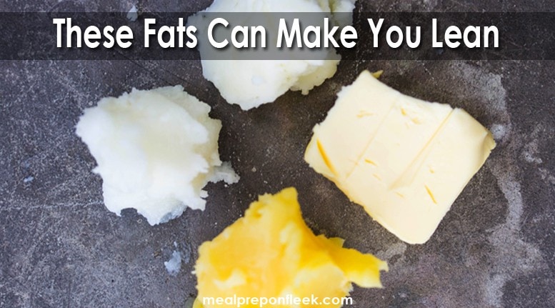 three types of healthy fats