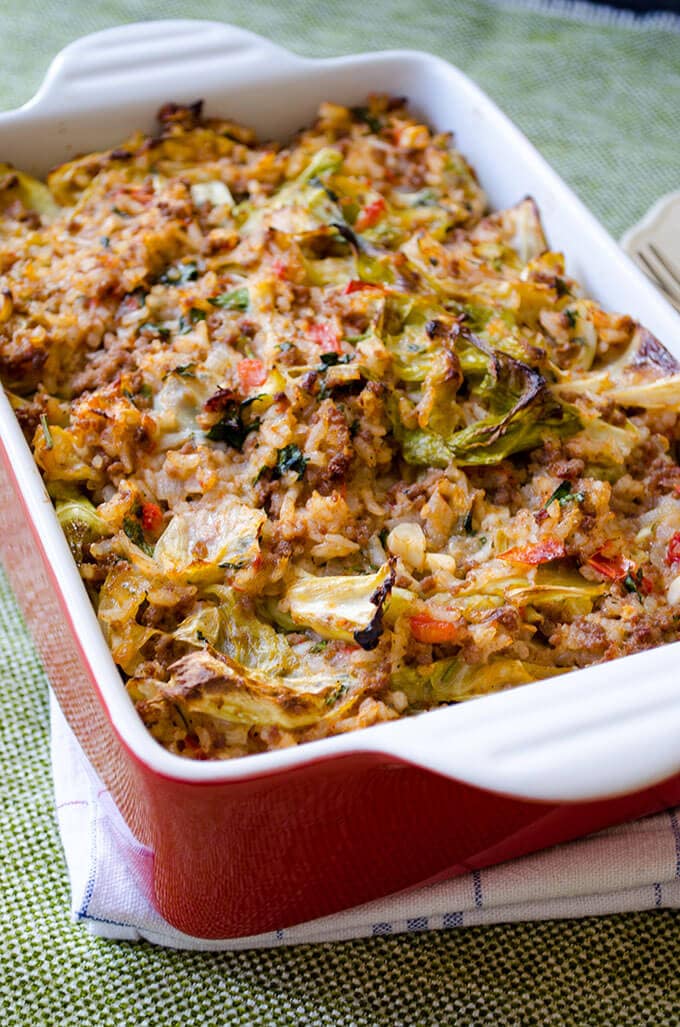 One Pan Unstuffed Cabbage Recipe