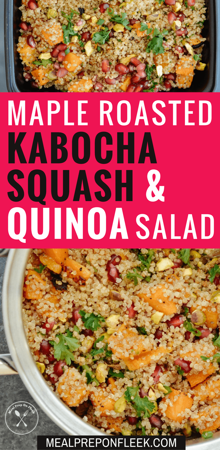 Maple Roasted Kabocha Squash & Quinoa Salad