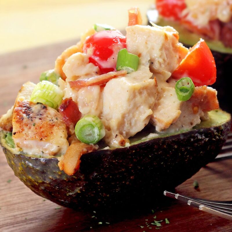 stuffed CA avocado