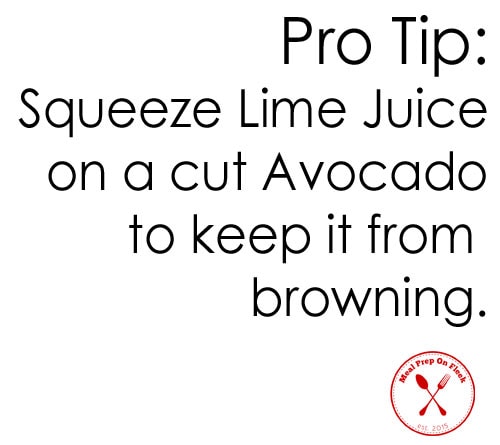 Pro Tip - Avocado and Lime Juice