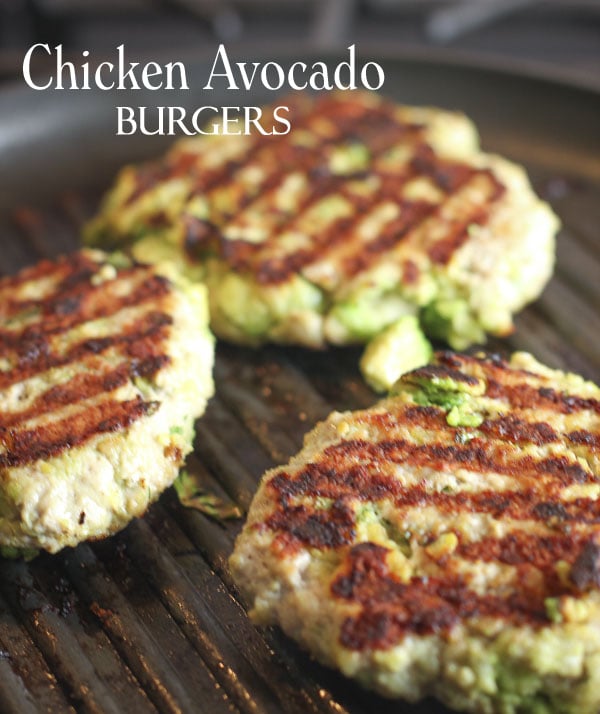 Paleo Chicken Avocado Burger