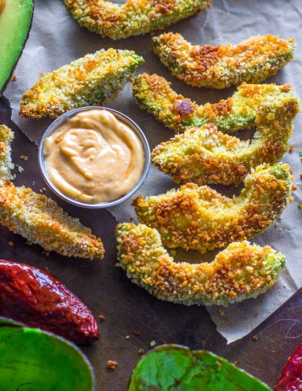 Healthy Baked Avocado Fries