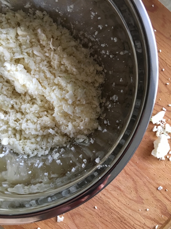 how to make cauliflower rice