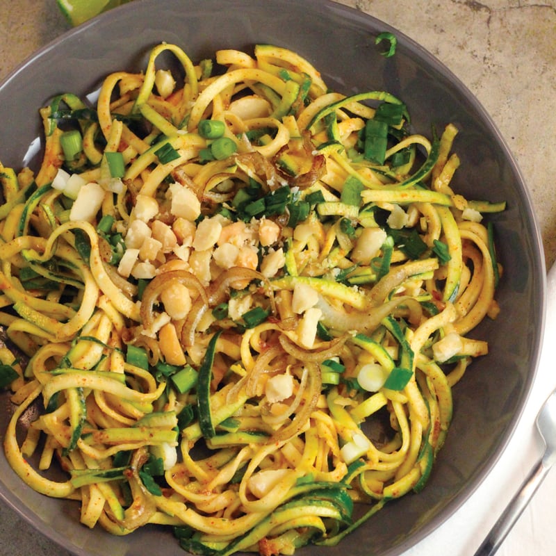 vegan keto zoodles