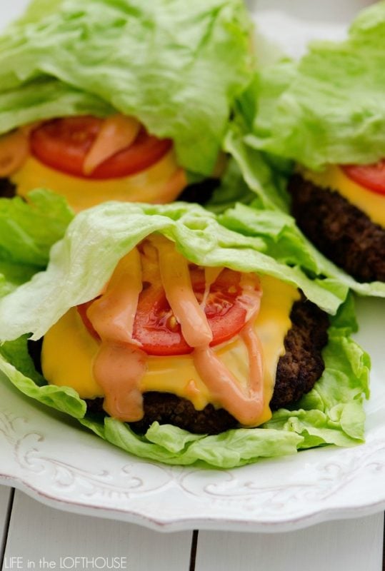 Keto Cheeseburger Lettuce Wraps