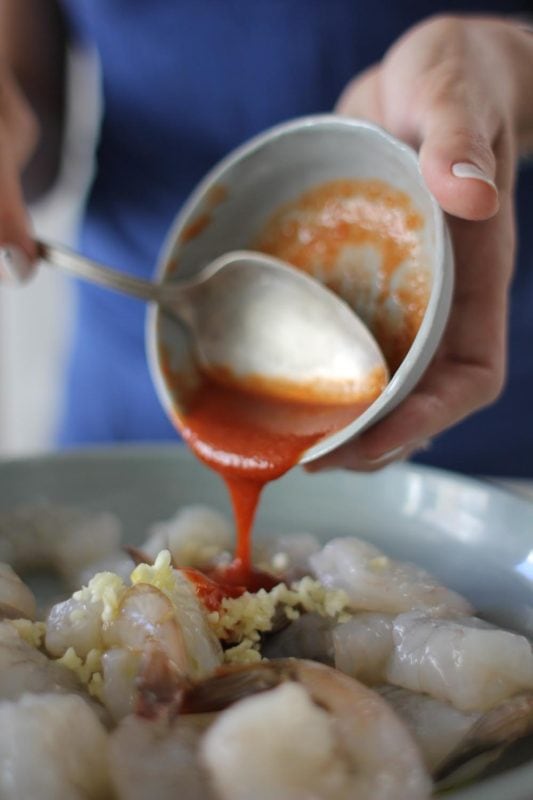 Coconut Sugar Sriracha Shrimp Meal Prep