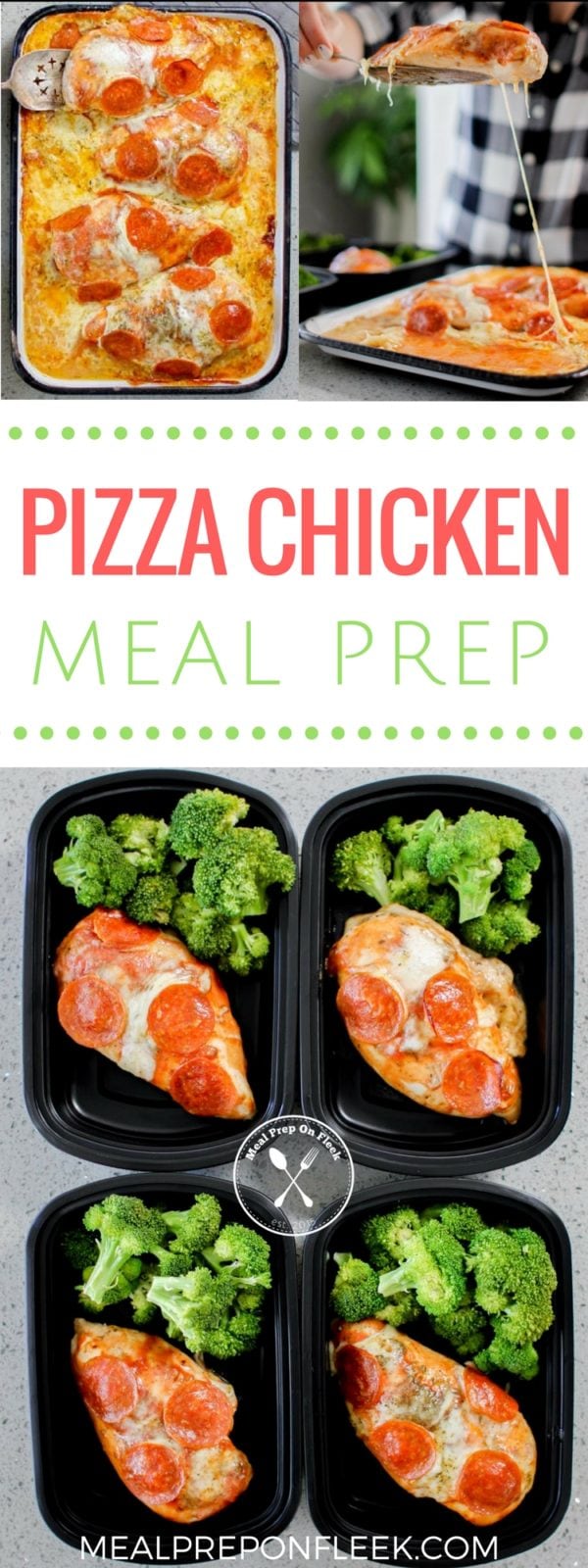 Pizza Chicken Meal Prep