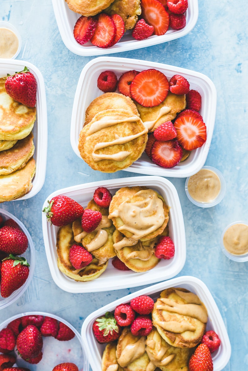 Sim, Você pode comer panquecas de preparação de refeições!