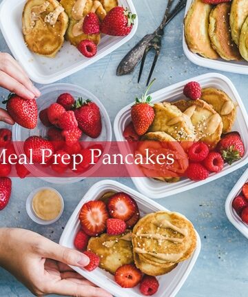 pancake meal prep breakfast idea
