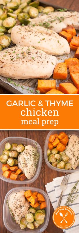 Garlic & Thyme Chicken Meal Prep Recipe