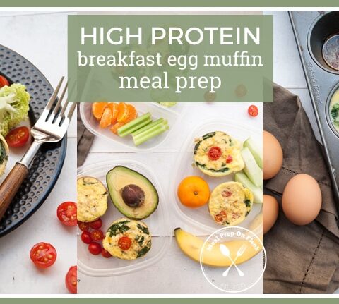 High Protein Breakfast Egg Muffin Meal Prep Ideas