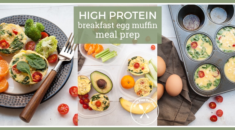High Protein Breakfast Egg Muffin Meal Prep Ideas