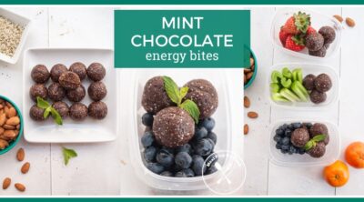 Mint Chocolate Energy Bites Meal Prep Idea