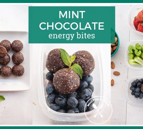 Mint Chocolate Energy Bites Meal Prep Idea