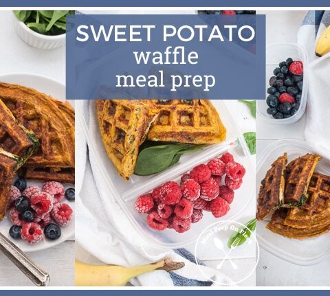 Sweet Potato Waffle Meal Prep Idea