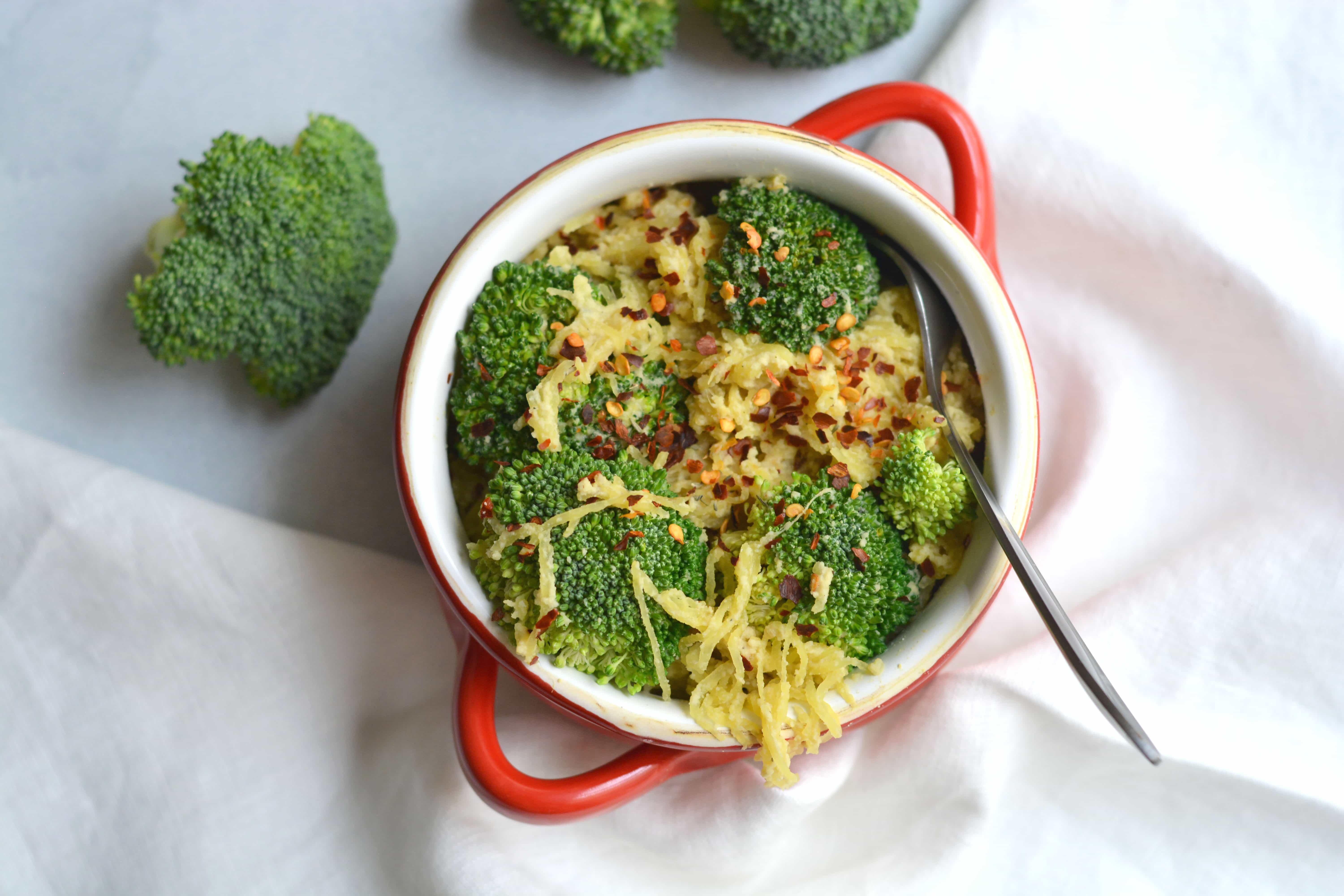 Cheesy spaghetti squash meal prep recipe