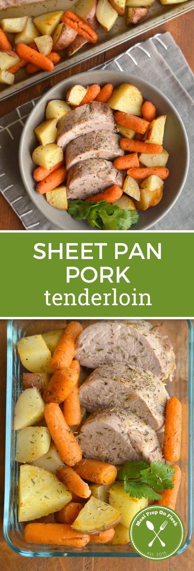 Sheet Pan Pork Tenderloin Fall Meal Prep