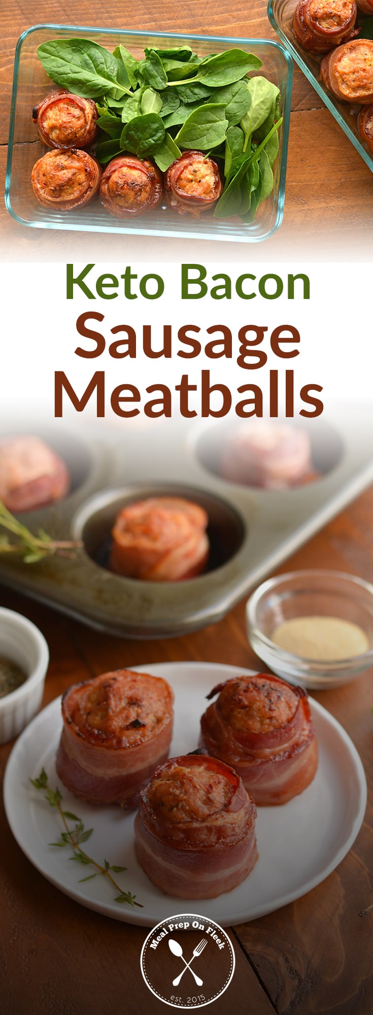 Keto Bacon Sausage Meatballs Recipe