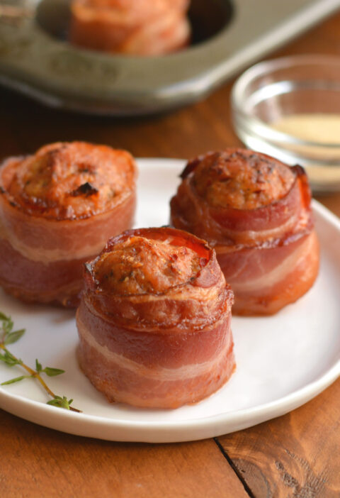 Keto Bacon Sausage Meatballs Recipe