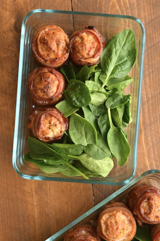 Keto Bacon Sausage Meatballs 