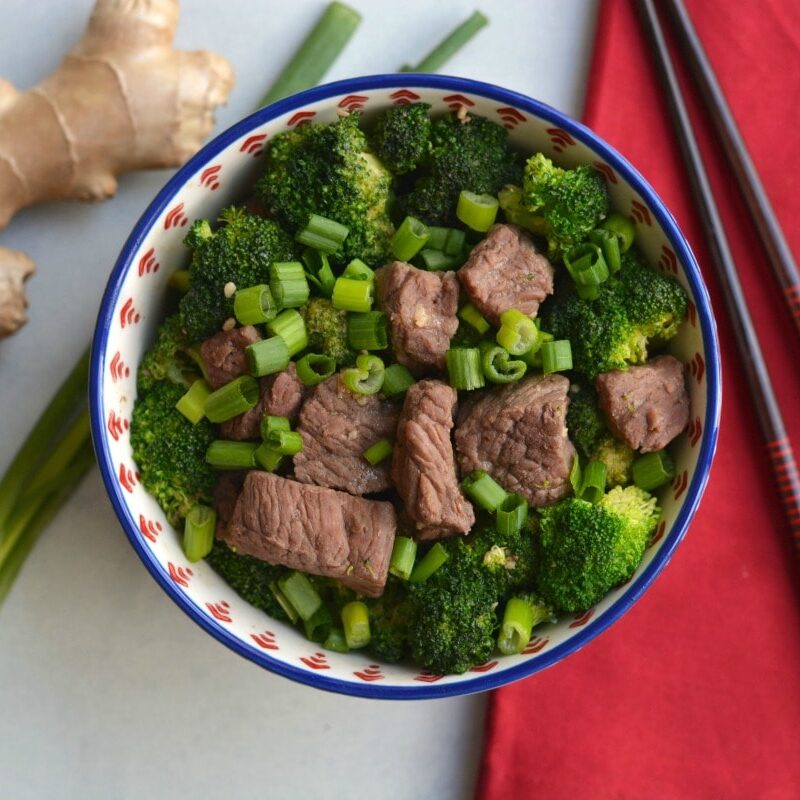 Low Carb Beef & Broccoli Stir Fry Meal Prep