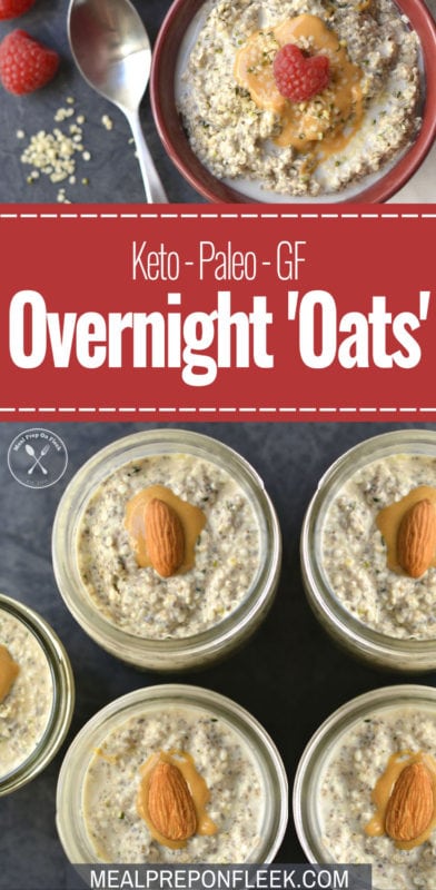 Keto Overnight Oats - Meal Prep Recipe