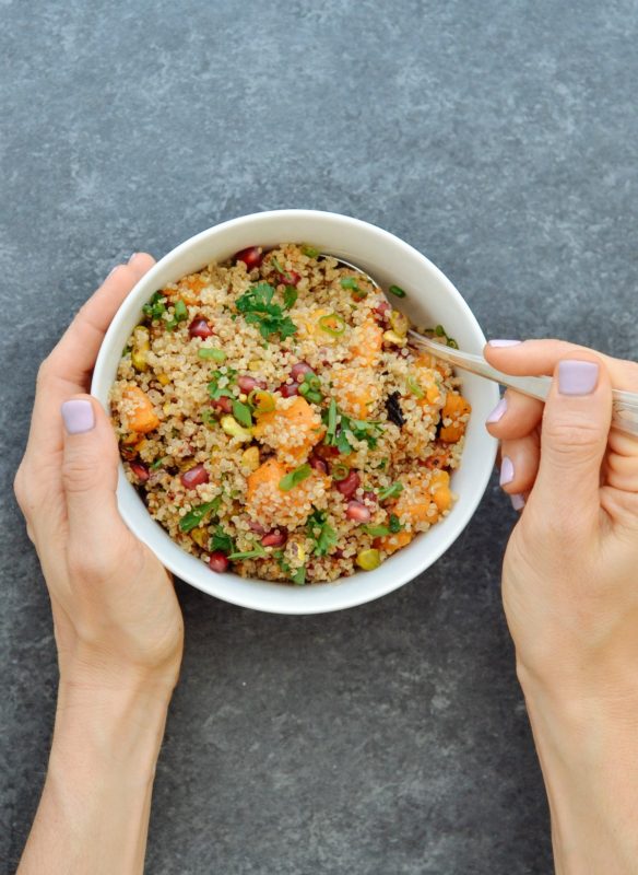 Maple Roasted Kabocha Squash & Quinoa Salad