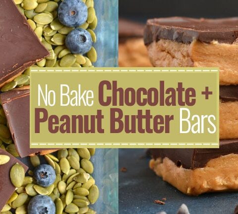 No Bake Chocolate Peanut Butter Bars