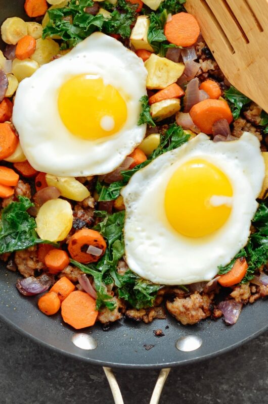 Sausage, Kale & Pomegranate Hash Meal Prep