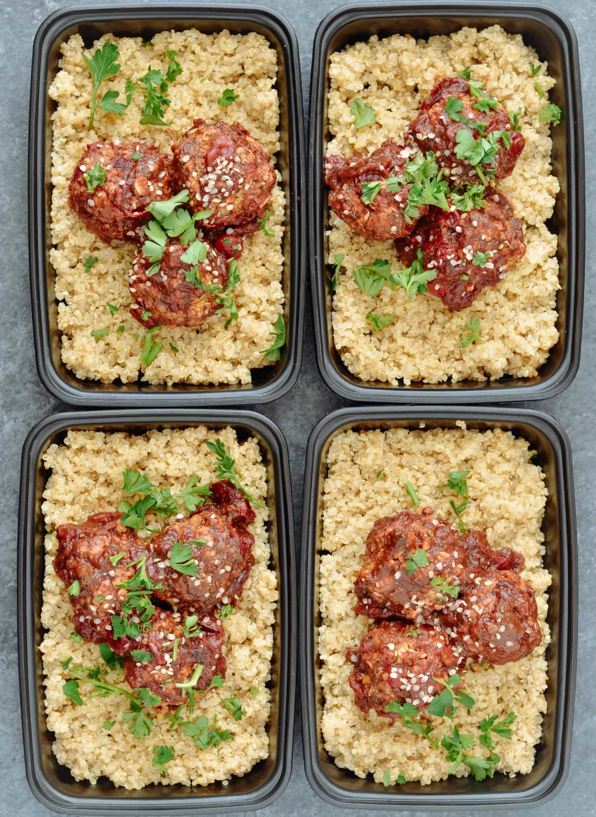 Cranberry BBQ Vegan Meatballs