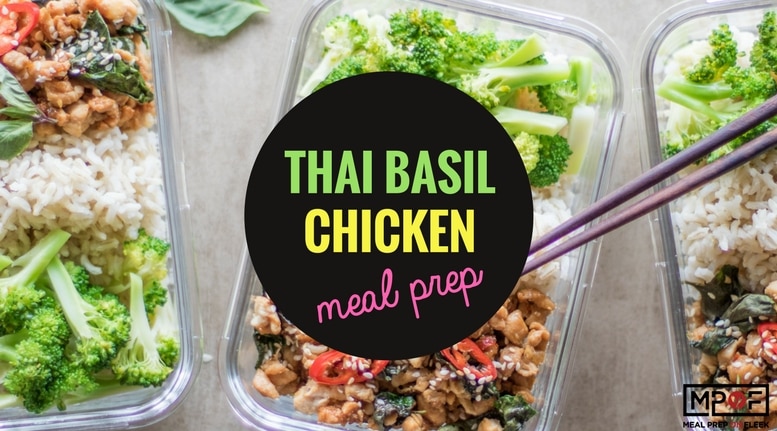 Thai Basil Chicken Meal Prep