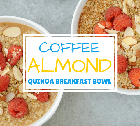 Coffee Almond Quinoa Breakfast Bowl