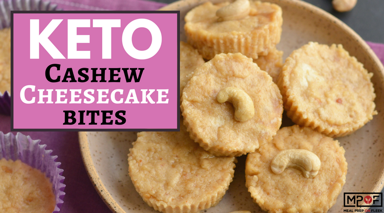 Keto Cashew Cheesecake Bites