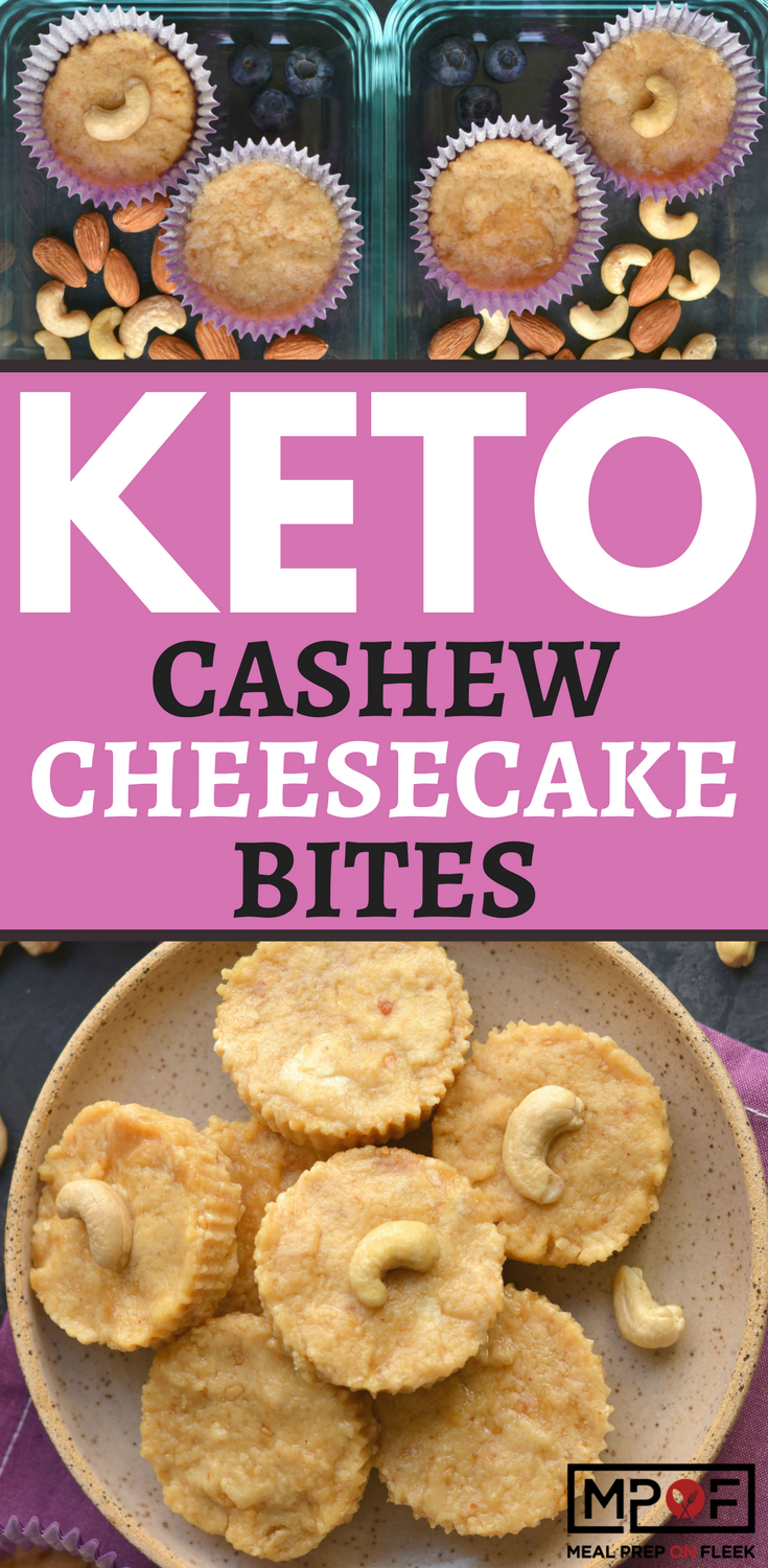 Keto Cashew Cheesecake Bites 