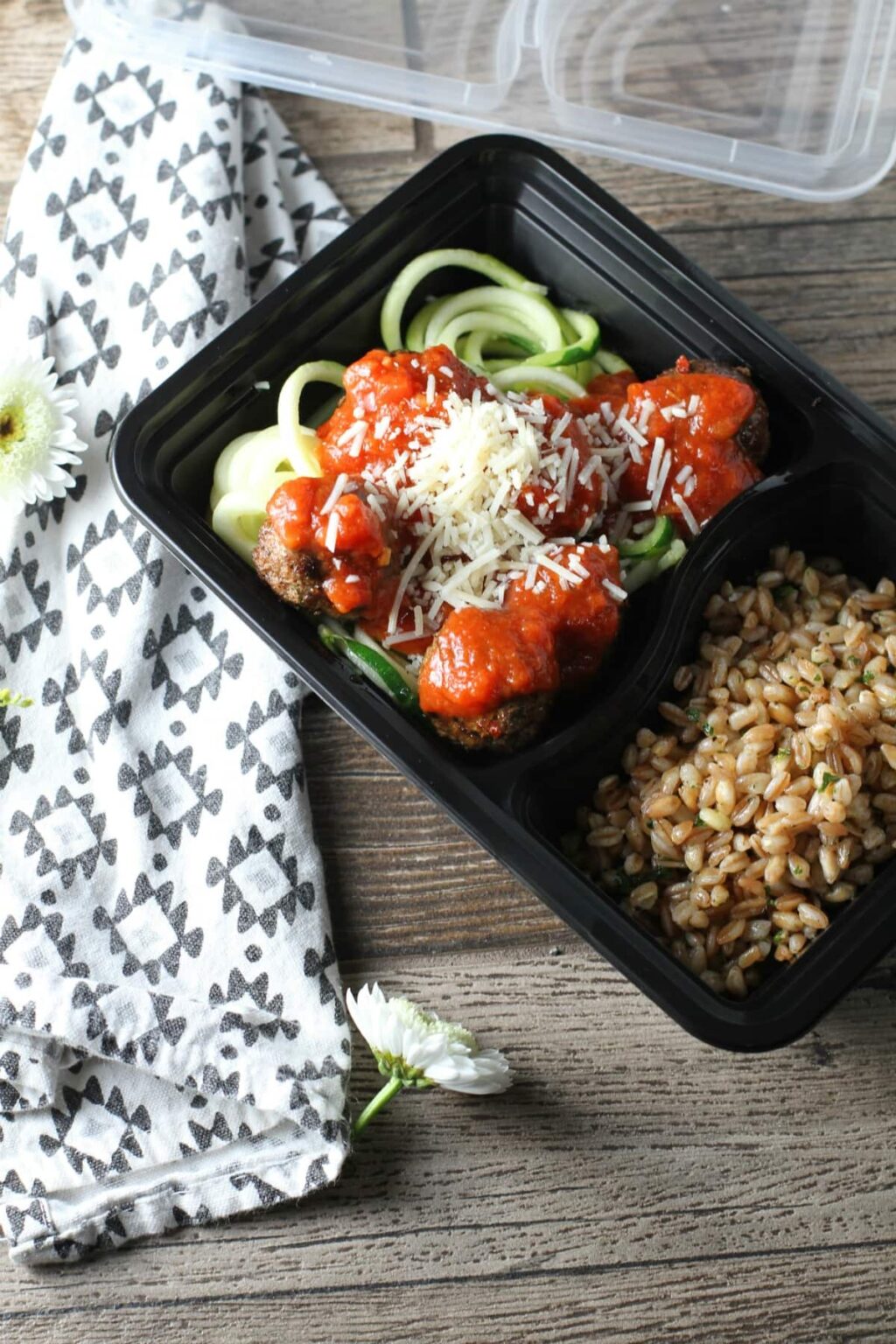 Keto Lamb Meatball Meal Prep