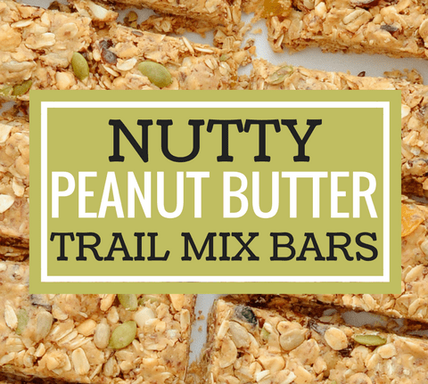 Nutty Peanut Butter Trail Mix Bars