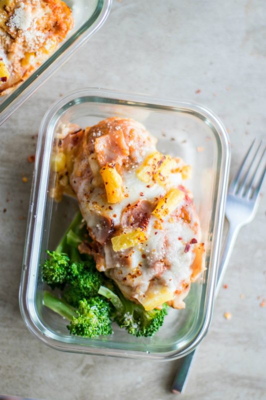 Hawaiian Pizza Chicken Meal Prep