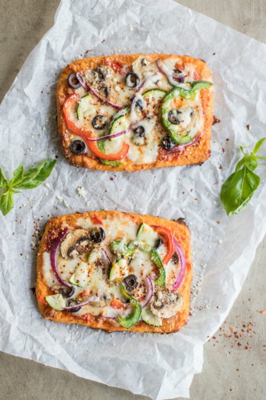 Gluten Free Sweet Potato Pizza Meal Prep 