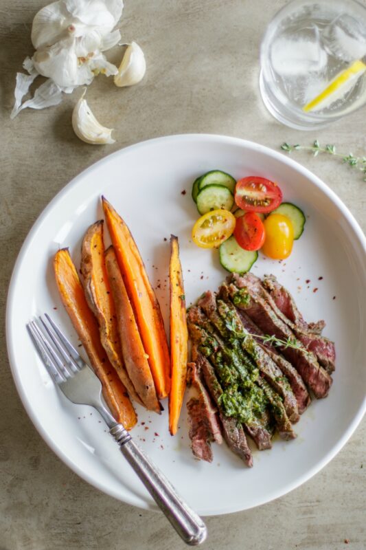 Whole30 Chimichurri Steak Meal Prep