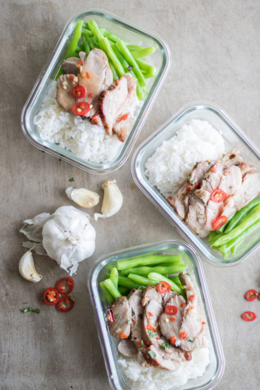 Thai Sweet Chili Pork Tenderloin Meal Prep