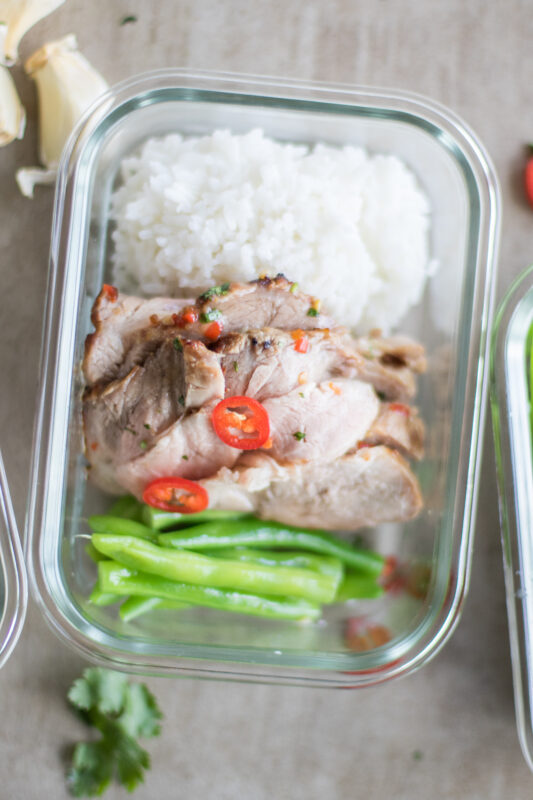 Thai Sweet Chili Pork Tenderloin Meal Prep